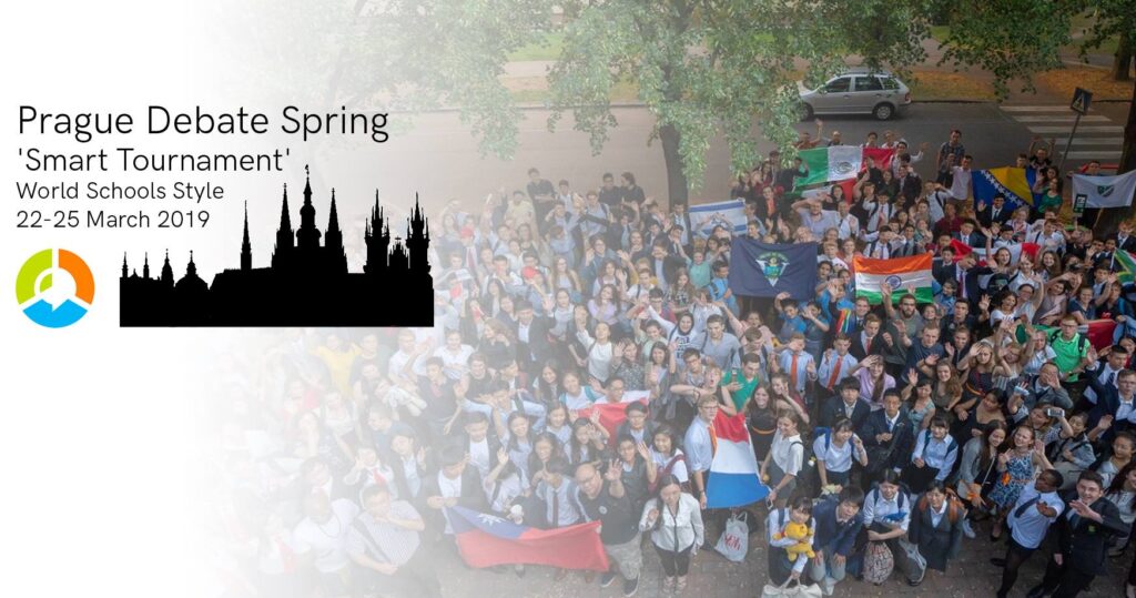 Vizualizace pozvánky na Prague Debate Spring 2019